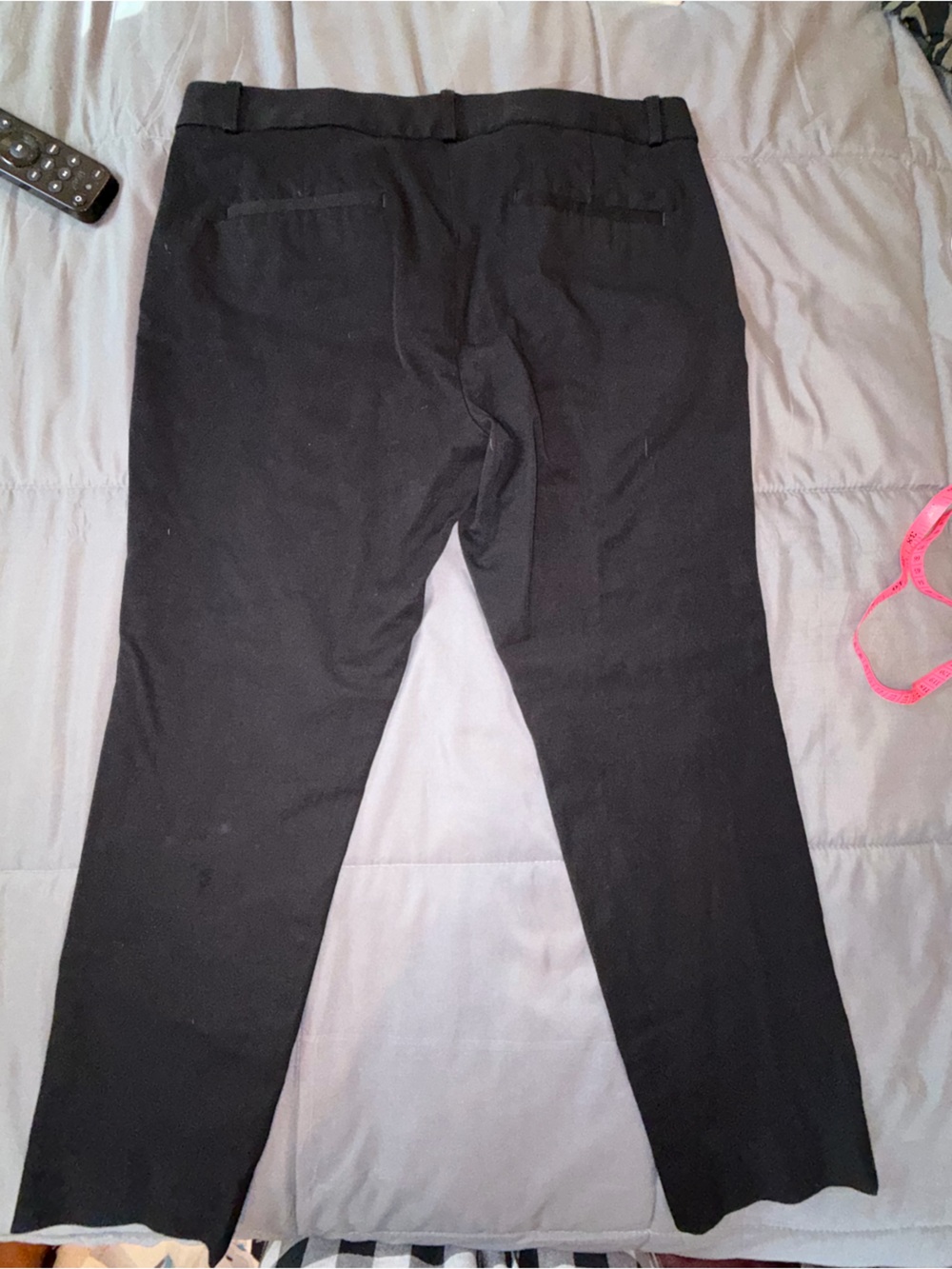 Banana Republic Sloan Black Dress Pants Size 12 Straight Leg Workwear - Picture 2 of 7